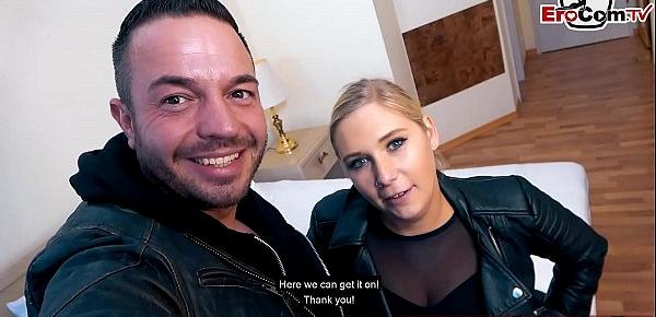 EroCom Date - Deutsche Schlampe macht echtes Sexdate und lässt sich direkt abschleppen und ficken